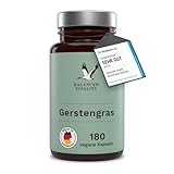 Gerstengras Kapseln - 1.500mg je Tagesdosis - 180 vegane Kapseln für 2 Monate -...