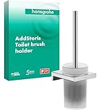 hansgrohe AddStoris - Toilettenbürste mit Halter, Toilettenbüstenhalter für...