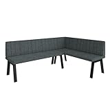 Eckbank Akiko Metal A - Eckbankgruppe für Ihrem Esszimmer, Küche modern,...