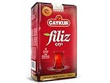 ÇAYKUR Filiz Schwarzer Tee, Erste Ernte mit Goldspitzen, Loser Premium-Tee, Mit...