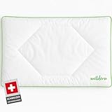 Welldora Kinderkissen 40x60 cm – flaches Kinderkissen (1–6+ Jahre),...