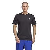 adidas Herren Train Essentials Comfort Training Tee, Black/White, L