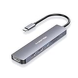 LENTION USB C Hub mit 100W PD Aufladung, 4K HDMI, SD/TF Kartenleser, USB 3.0,...