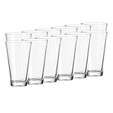 Leonardo Ciao Trink-Gläser, 12er Set, Trink-Becher aus Glas,...