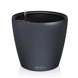 LECHUZA-Pflanzgefäß Classico Color LS schiefergrau mit Bewässerungssystem |Ø...