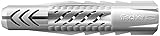 fischer Universaldübel UX 6 x 50, Schachtel mit 50 Nylondübeln, Allzweckdübel...