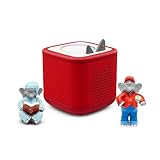 tonies Toniebox 2 Bundle Incl. 2 Benjamin Blümchen, Rot, Audioplayer für...