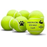 Big Game Hunters Tennisball für Hunde, doppelte Stärke, 6er-Pack, Grün Gelb