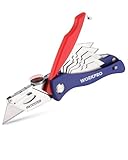 WORKPRO Teppichmesser Faltbares Cuttermesser Universalmesser inkl. 5...