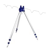 Teleskop-Angelrute Stativ, 3 Abschnitt Angelrutenhalter Angelrute Pole Halter...