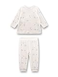 Sanetta Mädchen-Schlafanzug Off-White Birds aus Nicki | Nachhaltiger und...
