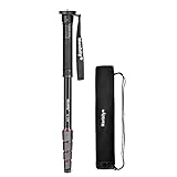 Manbily 165cm Kamera-Einbeinstativ 5 Abschnitte Aluminium Reise-Einbeinstativ...