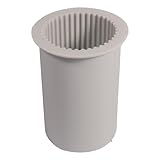 Rayher Silikon-Gießform Stumpenkerze, geriffelt, 5 cm ø, Höhe 8,7 cm, zum...