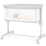 Growaystory Beistellbett Baby Bettseitiger Bassinet für Neugeborene Tragbarer...