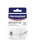 Hansaplast Sensitive Pflaster (1 m x 6 cm), zuschneidbare und hautfreundliche...