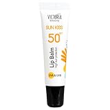 Victoria Beauty Lippenbalsam LSF 50, Sonnenschutz für Lippen, Lip Balm with SPF...