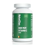 Bor & MSM Kapseln Hochdosiert - für Knorpel und Knochen, 1000mg MSM und 6mg...