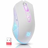 Defender® Pandora Kabellose Gaming Maus - Geräuschlose Klicks - 5...