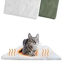 PiuPet® Selbstheizende Katzendecke I 60x45cm I Heizdecke ohne Strom I Katzen...