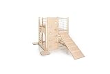 HomeForDreams Holz Montessori-Inspirierter Quadratischer Kletterturm für...