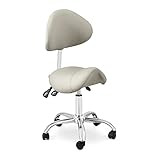 Physa Physa Mannheim Gray Sattelstuhl Grau, Silbern Lehne und Sitz...