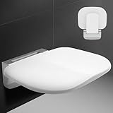 Duschsitz Klappbar Wandmontage, Klappbar Badhocker bis 200 KG belastbar,...