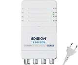 EDISION LIA-301 Hausanschlussverstärker UHF/VHF, 5-20db, 98dBmV,...