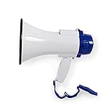 NEDIS Megaphon Megaphon | Maximale Reichweite: 250 m | Lautstärke-Regler: Bis...