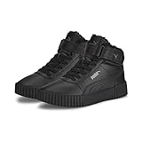 PUMA Carina 2.0 Mid WTR Jr Sneaker, Black Black-Dark Shadow, 36 EU