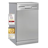 Exquisit Geschirrspüler GSP59109-030E silber | Spülmaschine 45 cm | Power+ |...