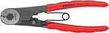 KNIPEX Bowdenzugschneider mit Kunststoff überzogen schwarz atramentiert 150 mm,...