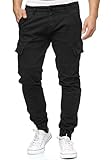 Indicode Herren August Cargohose aus Baumwolle mit 6 Taschen | Cargo Chino Hose...