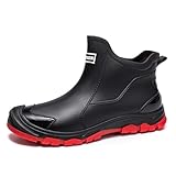 Gugifcto Gummistiefel Herren,Gummistiefel Damen Kurze,Halbhoch Stylische Boots...