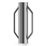 Wiltec Handramme Ø14 cm Zaunpfahlramme mit Handgriffe, Pfahlramme aus Stahl,...