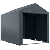 Outsunny Garagenzelt, 1,6 x 2,18 x 1,72 m Lagerzelt mit UV-Schutz,...
