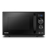 Toshiba Mikrowelle 900 W, 23 l, MW2-AG23P (BK) mit Grillfunktion 1050 W, 8...