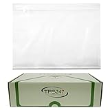 TPS247 Lieferscheintaschen (100 Stück) - Dokumenttaschen DIN C5 für A5...
