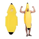 Vonavira Bananen kostüm Neuartige Obst Kostüme Lustiges, Bananen Kostüm...