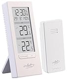 infactory Wandthermometer: Digitale Temperaturstation mit...
