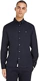 Tommy Hilfiger CORE FLEX POPLIN RF SHIRT Freizeithemden Herren, Blau (Desert...