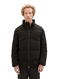 TOM TAILOR Denim Herren 1037388 Relaxed Fit Puffer-Jacke mit Stehkragen,...