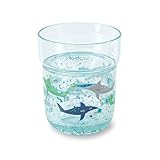 moses. Trinkbecher Glitzer – Blau getönter Kunststoffbecher für Kinder mit...