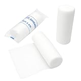 Mullbinden 12 Stück à 10cm x 4,5m | Medizinische PBT Bandagen - Fixierbinden...