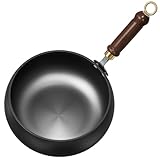 Traditionelle Bratpfanne aus Eisen für gesundes Kochen, hergestellt für...
