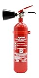 Feuerlöscher 2kg CO2 Kohlendioxid EDV geeignet EN3 inkl. ANDRIS® Prüfnachweis...