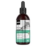 animigo Hanföl für Hunde & Katzen - 60ml Kaltgepresst reines Hanfsamenöl mit...