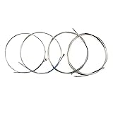 Cello-Saiten-Set, 4-teilige Cello-Saiten mit vernickeltem Kugelende für 4/4...