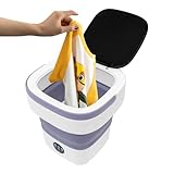 Portable Mini Waschmaschine mit Schleuder Blaulichtfunktion 12L Mini Washing...