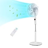 Midea FS40-16CR Standventilator Mit Fernbedienung | Sehr leise (22 dB), DC-Motor...