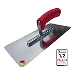 BACHSAM® Made in Germany Hochwertige Edelstahl Glättekelle, Glättkelle 280mm...